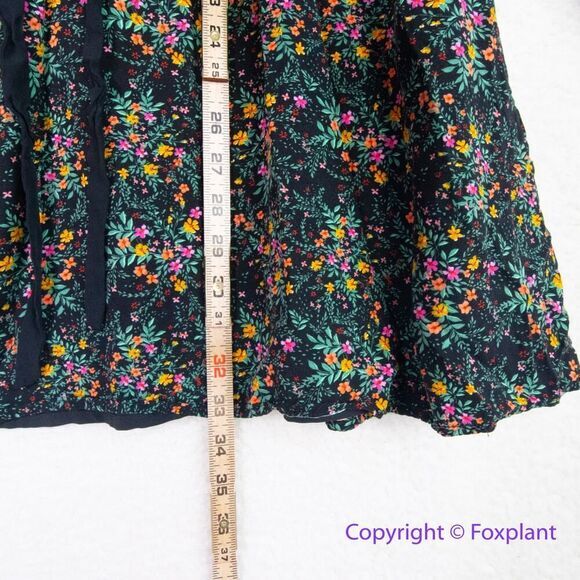 LOST +‎ WANDER Madeline Long Sleeve Minidress In Black Multi Floral, size M - Picture 9 of 16